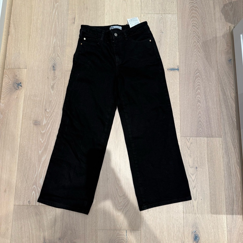 Zara Black Denim Pants